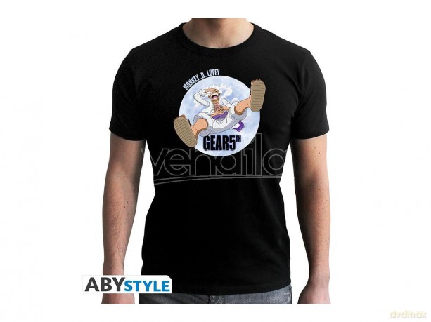 ONE PIECE - Tshirt Gear 5th - man SS black - new fit