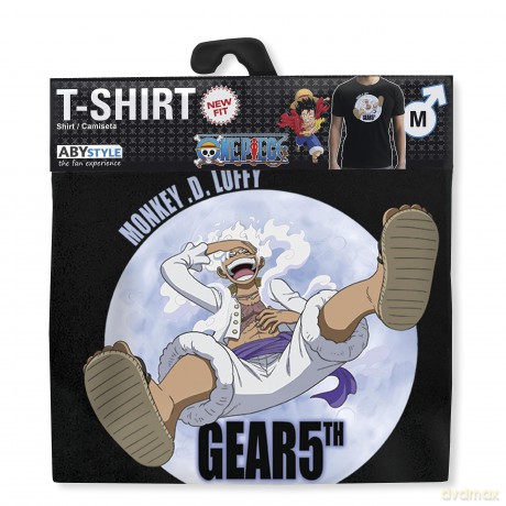 ONE PIECE - Tshirt Gear 5th - man SS black - new fit