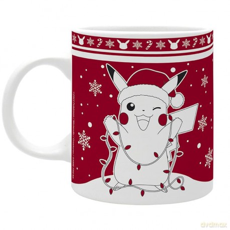 POKEMON - Kubek - 320ml - ELECTRIC CHRISTMAS