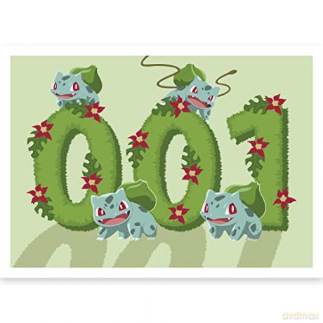 POKEMON - Postcards - Gen 1 starters x5 (14,8x10,5)