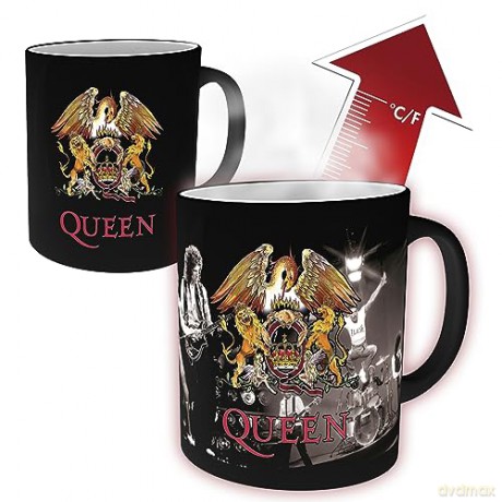 QUEEN - Pck Kubek Heat Change 320ml + Acryl + Badge Pack Mix