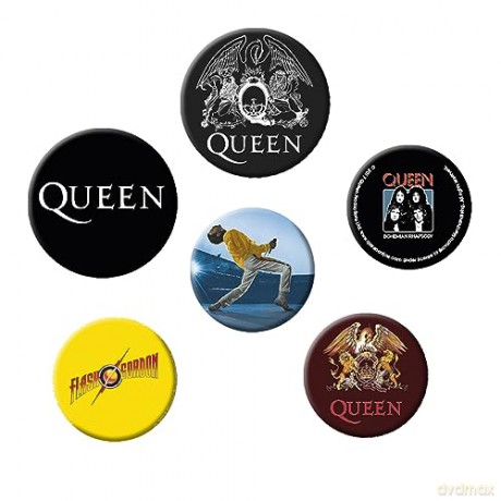 QUEEN - Pck Kubek Heat Change 320ml + Acryl + Badge Pack Mix
