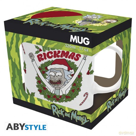 RICK AND MORTY - Kubek - 320ml  MERRY RICKMAS
