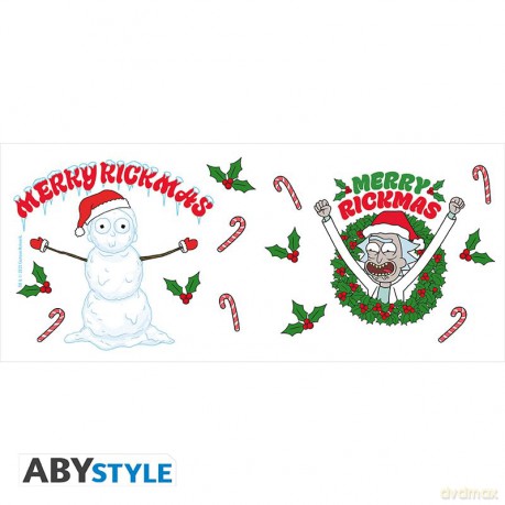 RICK AND MORTY - Kubek - 320ml  MERRY RICKMAS
