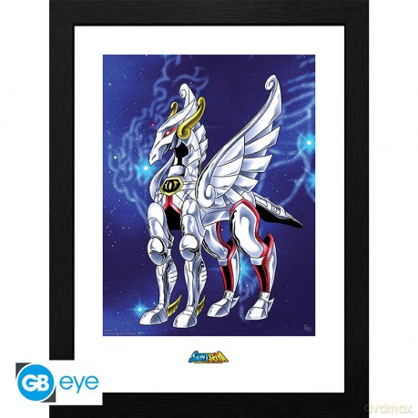 SAINT SEIYA - Framed print Pegasus cloth (30x40)