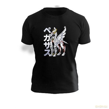 SAINT SEIYA - Tshirt Pegasus cloth man SS black - new fit