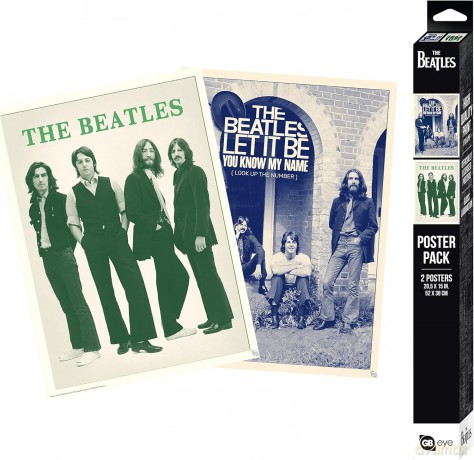 THE BEATLES - Set 2 Posters Chibi 52x38 - The Beatles