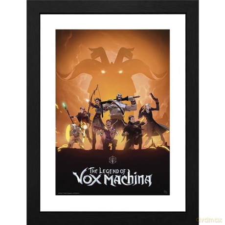 THE LEGEND OF VOX MACHINA - Framed print Key Art (30x40)