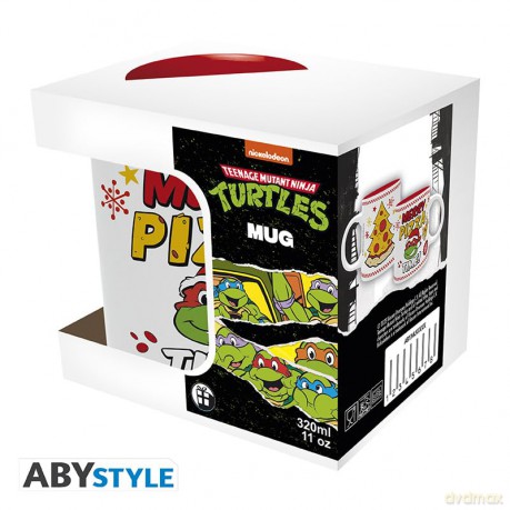 TMNT - Kubek - 320ml  MERRY PIZZA TIME!