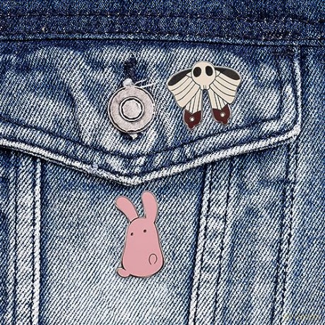 TOILET-BOUND HANAKO-KUN - Set 2 Pins Mokke & Nene's Bow