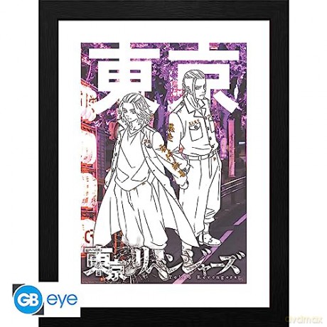 TOKYO REVENGERS - Plakat w ramie Mikey & Draken (30x40)