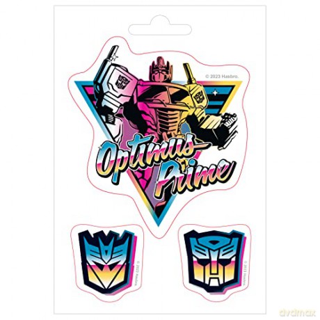 TRANSFORMERS - Stickers - 16x11cm/ 2 sheets - Vaporwave