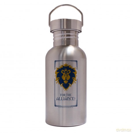 WORLD OF WARCRAFT - Canteen Steel Bottle - Alliance
