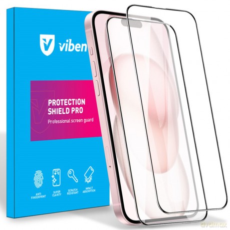 VIBEN 2x Szkło hartowane ochronne Apple iPhone 15