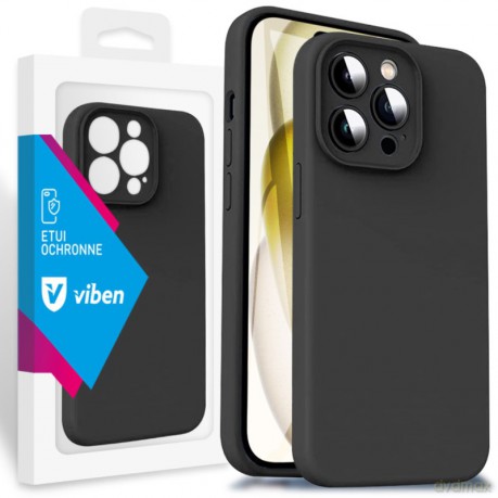 VIBEN Etui Obudowa Liquid iPhone 15 Pro Max Czarny