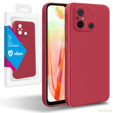 VIBEN Etui Obudowa Liquid Redmi 12C Czerwony
