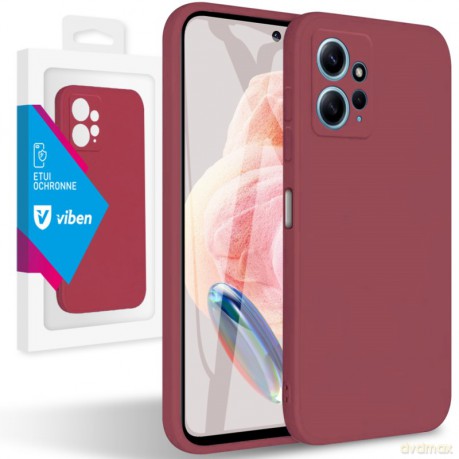 VIBEN Etui Obudowa Liquid Redmi Note 12 4G Czerwony
