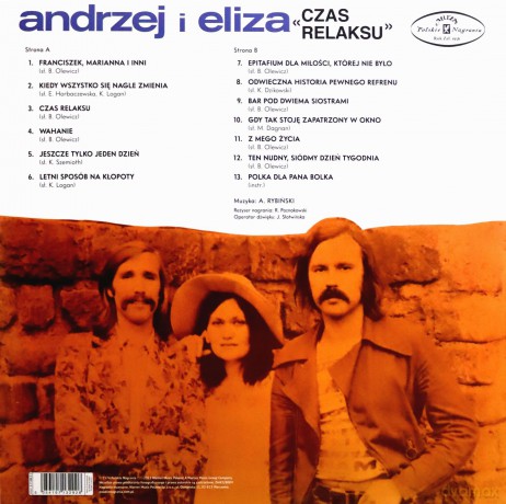 Andrzej i Eliza: Czas Relaksu (Color) (Limited) [Winyl]