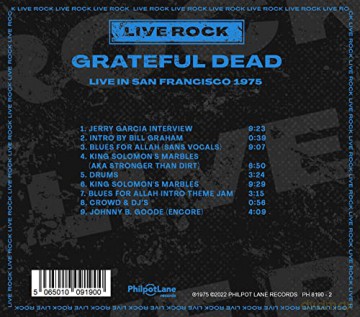 Grateful Dead: Live In San Francisco [CD]