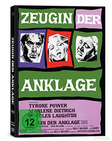 Witness for the Prosecution (Świadek oskarżenia) (Mediabook) [Blu-Ray]+[DVD]