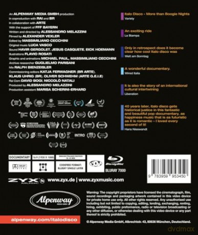 Italo Disco: The Sparkling Sound of the 80s [Blu-Ray]