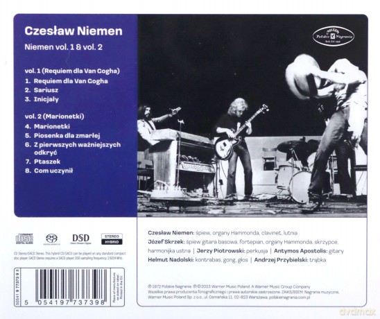 Czeslaw Niemen: Niemen Vol. 1 I Vol. 2 (Marionetki) [SACD]