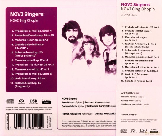 Novi Singers: Novi Sing Chopin [SACD]