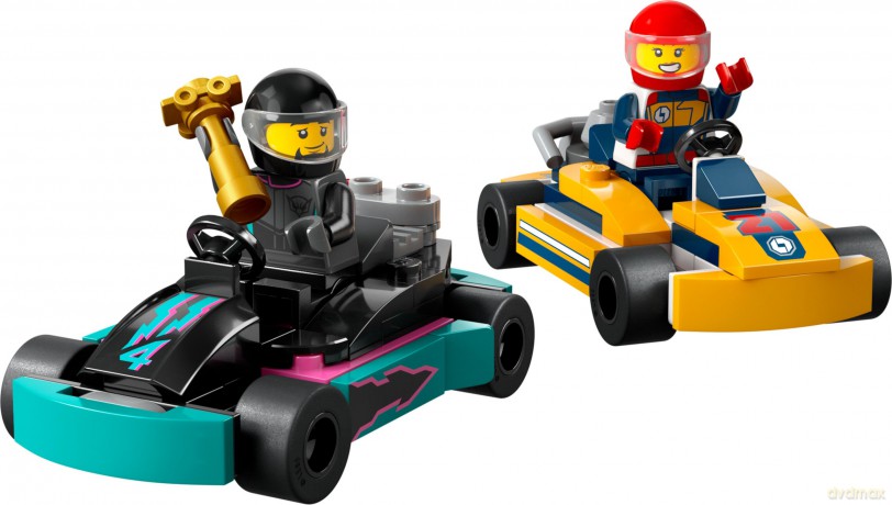 LEGO City Gokarty z zawodnikami (60400) [KLOCKI]