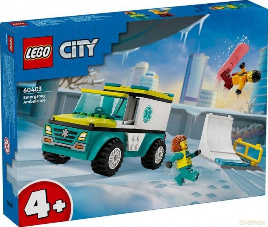 LEGO City Ambulans i Snowboardzista (60403) [KLOCKI]