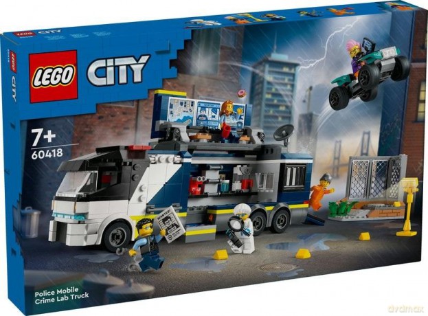 LEGO City Ciężarówka policyjna z laboratorium (60418) [KLOCKI]