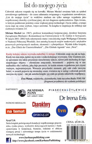 List do mojego życia. Historia wypalenia zawodowego - Miriam Meckel [KSIĄŻKA]