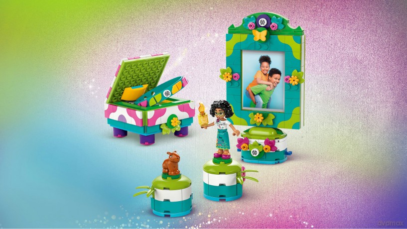 LEGO Disney Animation Podstawka na zdjęcie wraz z pudełkiem na biżuterię Mirabel (43239) [KLOCKI]