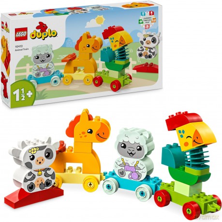 LEGO Duplo Pociąg ze zwierzątkami (10412) [KLOCKI]
