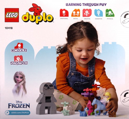 LEGO Duplo Elza i Bruni w zaczarowanym lesie (10418) [KLOCKI]