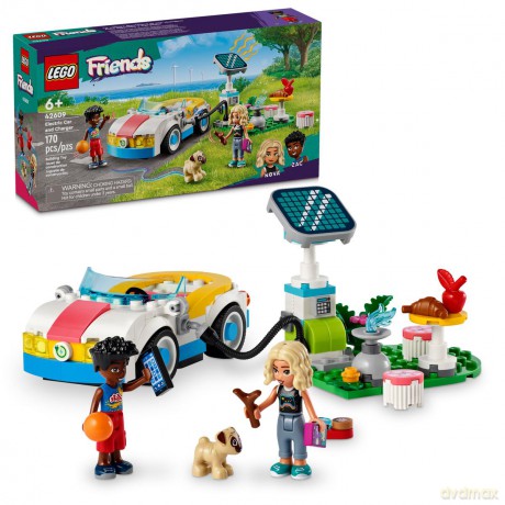 LEGO Friends Samochód elektryczny i stacja ładująca (42609) [KLOCKI]