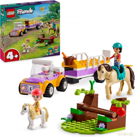 LEGO Friends Przyczepka dla konia i kucyka (42634) [KLOCKI]