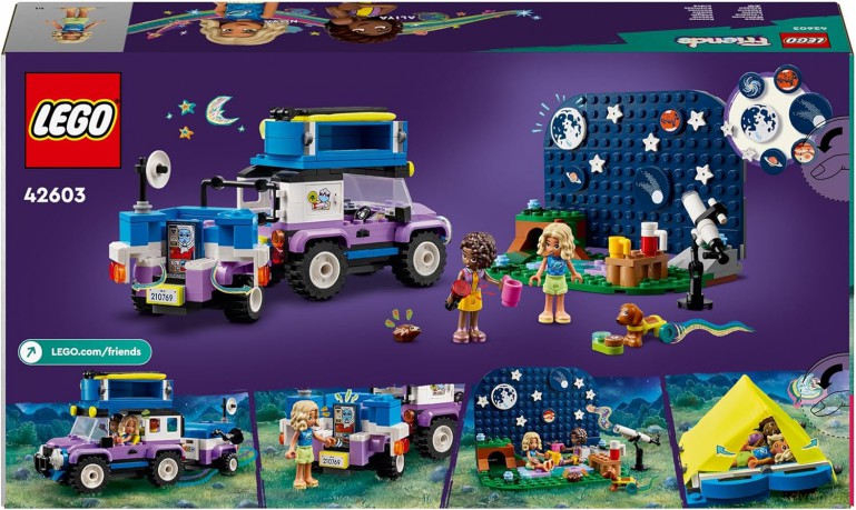 LEGO Friends Kamper z mobilnym obserwatorium gwiazd (42603) [KLOCKI]