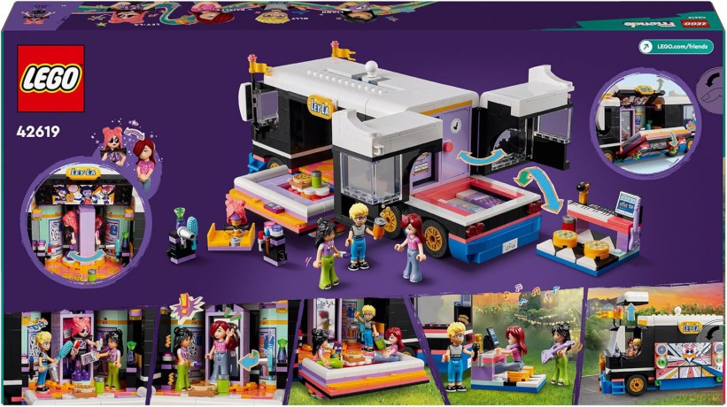 LEGO Friends Autokar to trasy koncertowej (42619) [KLOCKI]