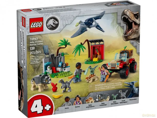 LEGO Jurassic World Centrum ratowania małych dinozaurów (76963) [KLOCKI]