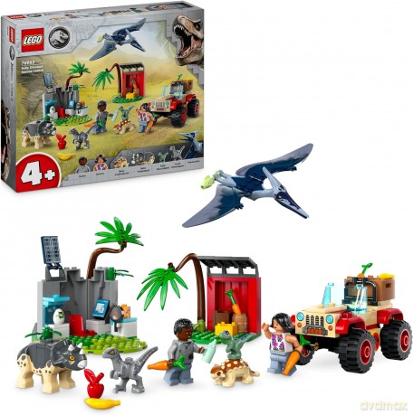 LEGO Jurassic World Centrum ratowania małych dinozaurów (76963) [KLOCKI]