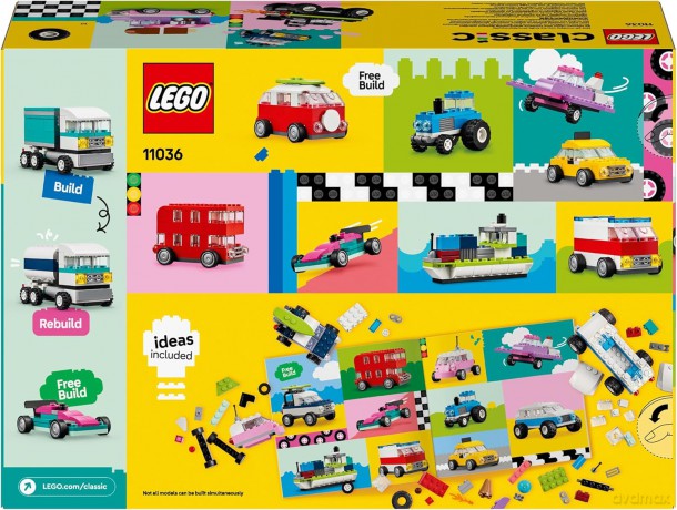 LEGO Classic Kreatywne pojazdy (11036) [KLOCKI]