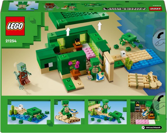 LEGO Minecraft Dom dla pustynnych żółwi (21254) [KLOCKI]