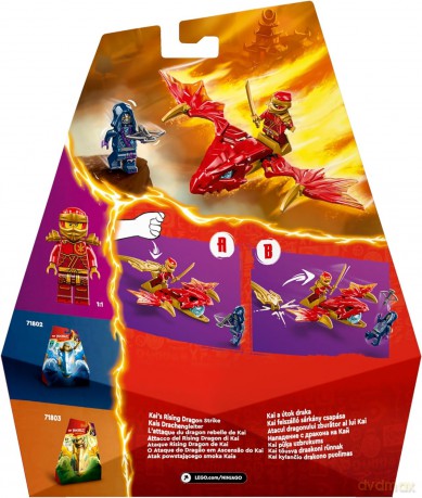 LEGO Ninjago Atak powstającego smoka Kaia (71801) [KLOCKI]