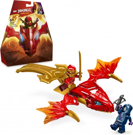 LEGO Ninjago Atak powstającego smoka Kaia (71801) [KLOCKI]
