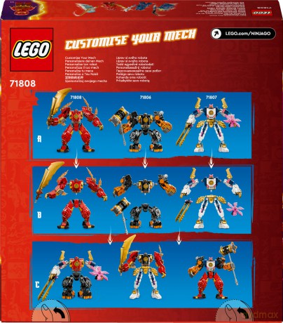 LEGO Ninjago Mech żywiołu ognia Kaia (71808) [KLOCKI]
