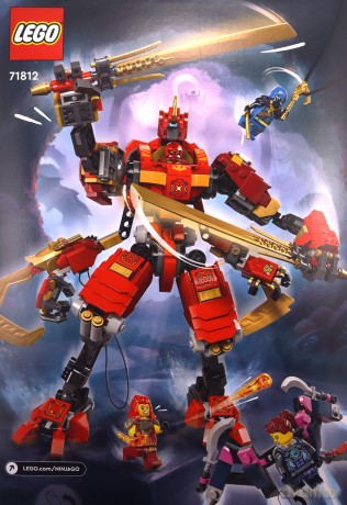 LEGO Ninjago Mech wspinaczkowy Kaia (71812) [KLOCKI]