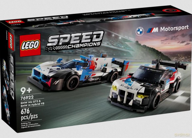 LEGO Speed Champions BMW M4 GT3 i BMW M Hybrid V8 (76922) [KLOCKI]