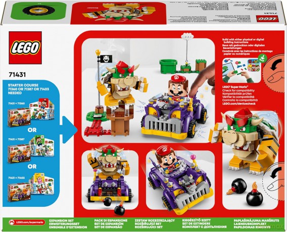 LEGO Super Mario 71431 Sportowy samochód Bowsera
