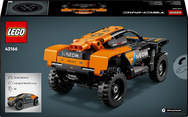 LEGO Technic Samochód wyścigowy NEOM McLaren Extreme E (42166) [KLOCKI]