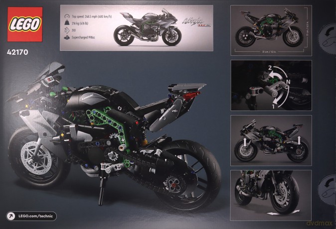 LEGO Technic Kawasaki Ninja H2R (42170) [KLOCKI]